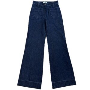 NWOT Victoria Beckham High Waisted Wide Leg Jean